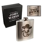 John Wayne The Duke Metal Flask